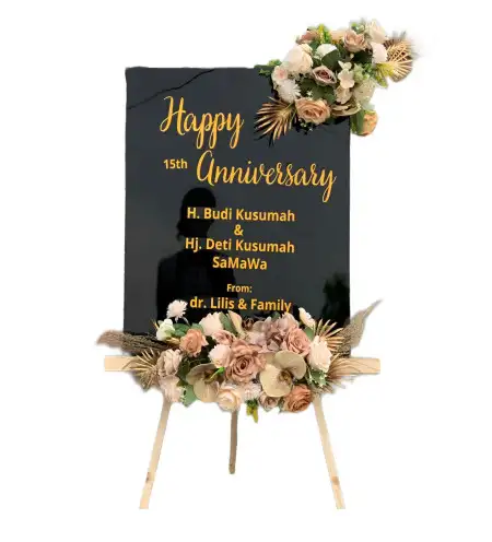 Papan Bunga Akrilik Pelindung Hewan